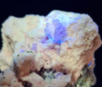 10.3cms RHODOCHROSITE ROSETTE PYRITE FLUORITE QUARTZ PERU PINK CRYSTALS RB347