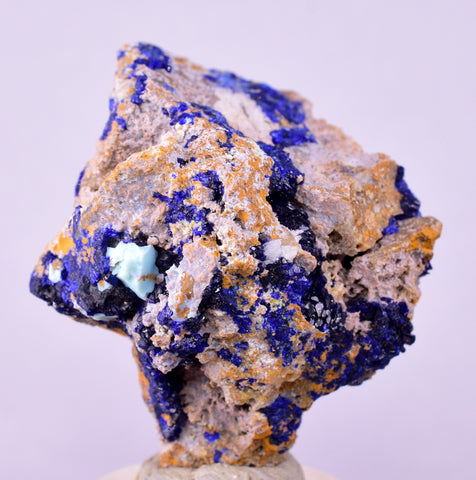4.3cms GEM AZURITE CRYSTALS MEXICO ROYAL BLUE COLOR SHINY UB273