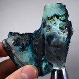 8.4cms QUARTZ CHRYSOCOLLA TENTADORA MINE PERU GRAPE BOTRYOIDAL CRYSTAL CB17