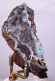 7.5cms DRUZY CHRYSOCOLLA QUARTZ LILY MINE PERU COPPER 2000 DISCOVERY DB25