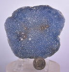 9cms BLUE ANHYDRITE ANGELITE POLISHED ROUGH PERU MINERAL SPECIMEN CB108