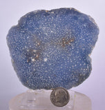 9cms BLUE ANHYDRITE ANGELITE POLISHED ROUGH PERU MINERAL SPECIMEN CB108