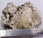 18 cms CALCITE EPIDOTE QUARTZ CRYSTALS INCLUTIONS PERU MINERAL SPECIMEN GB36
