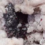 7cms PROUSTITE RED RUBY SILVER PERU UCHUCCHACUA MINE MINERAL SPECIMEN HB150