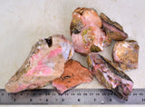 1 Kilogram GEM PINK OPAL PERU ROUGH TRANSLUCENT CORAL COLOR PB97