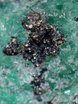 4.8cms GEOCRONITE GREEN FLUORITE CRYSTAL PERU MILPO ATACOCHA PERU SHINY KB20