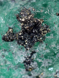 4.8cms GEOCRONITE GREEN FLUORITE CRYSTAL PERU MILPO ATACOCHA PERU SHINY KB20