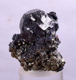 4.2cms SPHALERITE PYRITE GALENA CRYSTALS MINERAL SPECIMEN PERU MB30