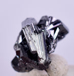 1.3cm PEARCEITE POLYBASITE PYRITE  CRYSTAL SILVER  MINERAL SPECIMEN PERU HB226