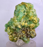 11cms MELANTERITE CHALCANTHITE ROMERITE PERU NATURAL BOTRYOIDAL CRYSTALS FB66