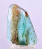 7ct GEM BLUE OPAL SCENIC CABOCHON PERU SEASCAPE PENDANT JEWELRY BB346