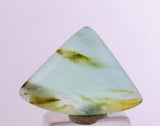 4ct GEM BLUE OPAL SCENIC CABOCHON PERU SEASCAPE PENDANT JEWELRY BB269
