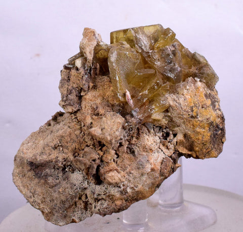 6.2cms GEMMY BARITE CRYSTALS PERU SHINY TRANSLUCENT MINERAL SPCIMEN EB05