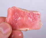 14.1 grams GEM PINK OPAL PERU ROUGH CORAL COLOR TRANSLUCENT MINERAL PB18