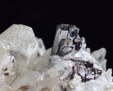 12cms HUBNERITE QUARTZ CRYSTALS MINERAL SPECIMEN COLLECTOR PERU MB57
