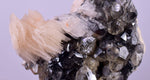 4.3cms CERUSSITE BARITE GALENA CRYSTALS MOROCCO MINERAL SPECIMEN KB43