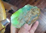 265 Grams GEM BLUE OPAL PERU ROUGH SCENIC SEASCAPE MINERAL SPECIMEN OB106