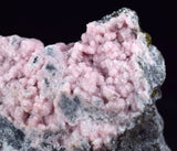 4.9cms RHODOCHROSITE ROSETTE PYRITE CRYSTALS PERU MINERAL SPECIMEN RB576
