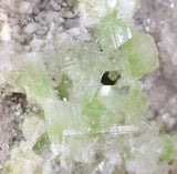 4.5cms AUGELITE CRYSTAL PERU DARK GREEN BRIGHT NEEDLE QUARTZ PASTO BUENO AE550