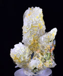 4.3cms PREHNITE QUARTZ EPIDOTE CRYSTALS PERU SHINY MINERAL SPECIMEN QB111
