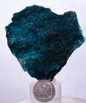 6.2cms BLUE MALACHITE BOTRYOIDAL PERU CRYSTALS GRAPE SPHERES SHINY UB59