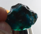 12carats GEM SILICA CHRYSOCOLLA CHALCEDONY PERU HIGH YIELD NEW FIND ROUGH SB129