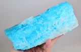 23cms NATURAL SKY BLUE SALAMMONIAC LECONTITE CHILE RARE CRYSTALS MINERAL UB207
