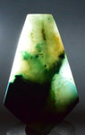 48.5carats  BLUE CHRYSOCOLLA QUARTZ MALACHITE PERU SCENIC CABOCHON PENDANT BB303