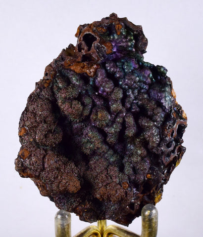 6.5cms GOETHITE BOTRYOIDAL IRIDESCENT CRYSTALS PERU IRON NEW FIND MINERAL ZB04