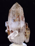 6.4cms HEMATOID QUARTZ DOUBLY TERMINATED GOETHITE MINERAL SPECIMEN PERU QB112