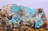 7.2cms DRUZY CHRYSOCOLLA QUARTZ PERU COPPER MINERAL SPECIMEN COLLECTOR DB68