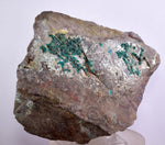 14.5cms DIOPTASE CRYSTALS PERU QUARTZ CHRYSOCOLLA MINERAL SPECIMEN KB41