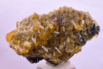 3.7cms GEMMY BARITE GOLDEN CRYSTALS PERU SHINY TRANSLUCENT MINERAL EB86