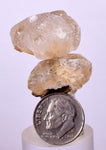 2.9cms CALCITE WITH QUARTZ CRYSTALS PERU SHINY MINERAL SPECIMEN COLLECTOR GB09
