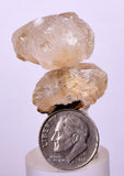 2.9cms CALCITE WITH QUARTZ CRYSTALS PERU SHINY MINERAL SPECIMEN COLLECTOR GB09