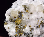 3.8cms APATITE QUARTZ PYRITE CRYSTALS DICKITE PERU HUANZALA AB230