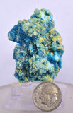 4.9cms CHALCANTHITE MELANTERITE ROMERITE ALUNOGEN PERU NATURAL  CRYSTALS FB75