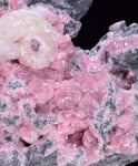 11.3cms RHODOCHROSITE ROSETTE PERU PINK CRYSTALS HUANZALA MINE MINERAL RB470