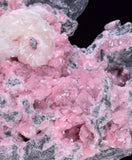 11.3cms RHODOCHROSITE ROSETTE PERU PINK CRYSTALS HUANZALA MINE MINERAL RB470