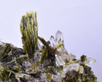 6.3cms PREMIUM EPIDOTE AXINITE QUARTZ CRYSTALS PERU AESTHETIC COLLECTOR CBZ164