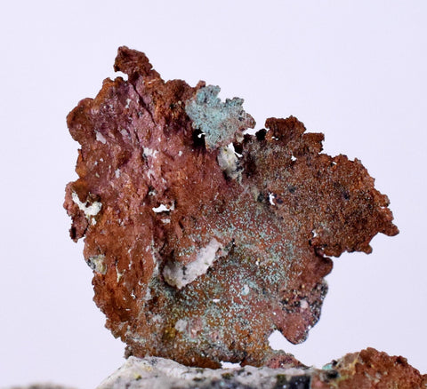 3.4cms NATIVE COPPER PERU CRYSTAL IRON NEW FIND SOME FINE IRIDESCENT IB26