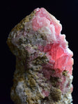 6.5cms GEM RHODOCHROSITE FLUORITE PYRITE CRYSTAL QUARTZ CHINA FLUORESCENT RB313