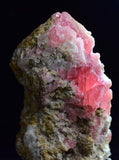6.5cms GEM RHODOCHROSITE FLUORITE PYRITE CRYSTAL QUARTZ CHINA FLUORESCENT RB313
