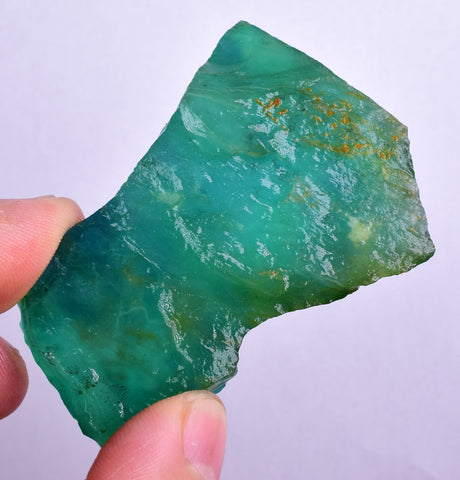 37.8Grams GEM BLUE OPAL PERU ROUGH SCENIC SEASCAPE MINERAL SPECIMEN OB144