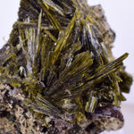 4.3cms PREMIUM EPIDOTE AXINITE CRYSTALS PERU AESTHETIC COLLECTOR CBZ163