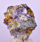 3.8cms GEM RARE WULFENITE FLUORITE MINI CRYSTALS ALAMO ARIZONA USA YB53