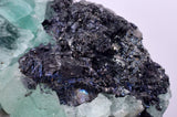 3.3cms GEOCRONITE GREEN FLUORITE CRYSTAL PERU MILPO ATACOCHA PERU SHINY KB29