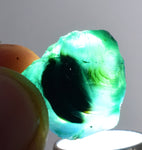 250Carats GEM SILICA CHRYSOCOLLA  PERU CHALCEDONY QUARTZ BLUE ROUGH FACET SB133