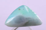 6.5ct GEM BLUE OPAL SCENIC CABOCHON PERU SEASCAPE PENDANT JEWELRY BB130