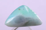 6.5ct GEM BLUE OPAL SCENIC CABOCHON PERU SEASCAPE PENDANT JEWELRY BB130